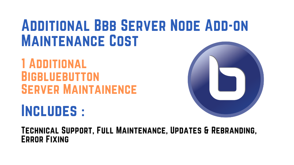 Additional BBB Server Add-on Maintenance